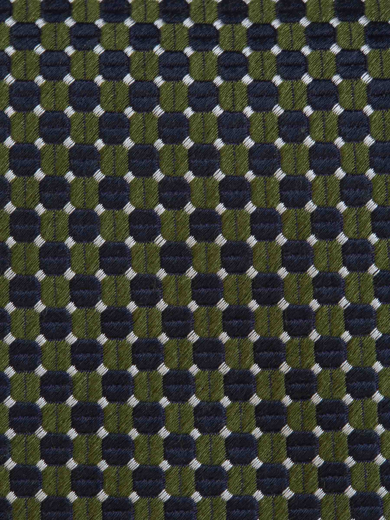 Santa Eulalia Corbata Motivo Geométrico color Verde Militar sku 601-001403 02 - Foto 3