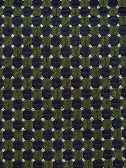 Santa Eulalia Corbata Motivo Geométrico color Verde Militar sku 601-001403 02 - Foto 3