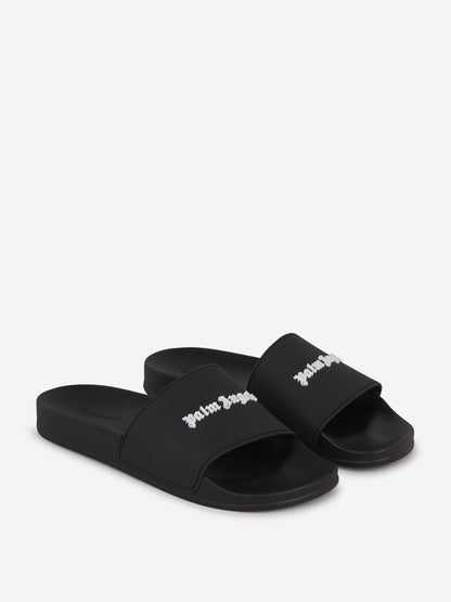 Outlet online Palm Angels Hombre Sandalias Pool Logo color Negro sku 617-000095 02 - Foto 2