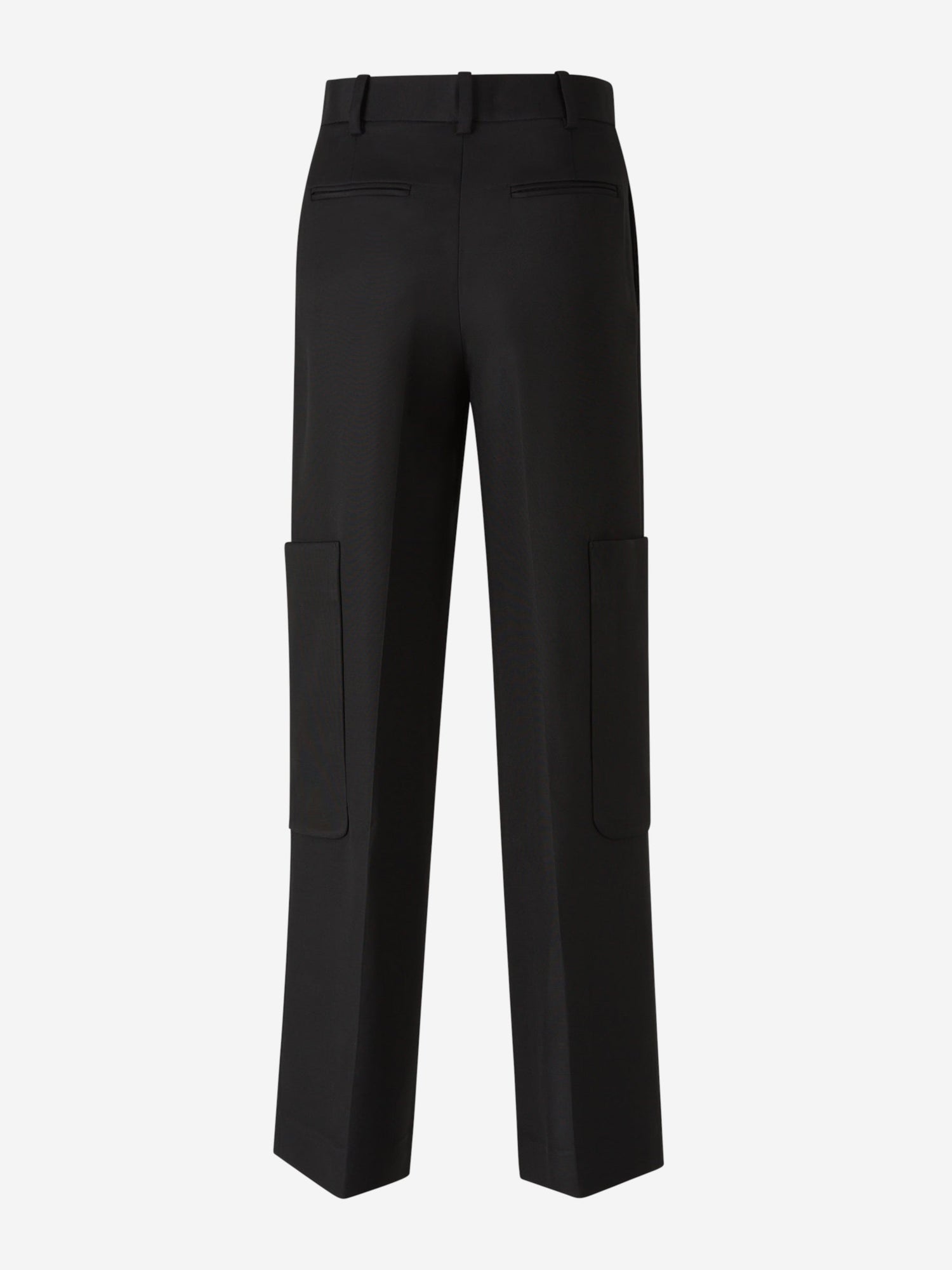 Outlet online Khaite Mujer Pantalones Vestir Caiton color Negro sku 761-003598 01 - Foto 4