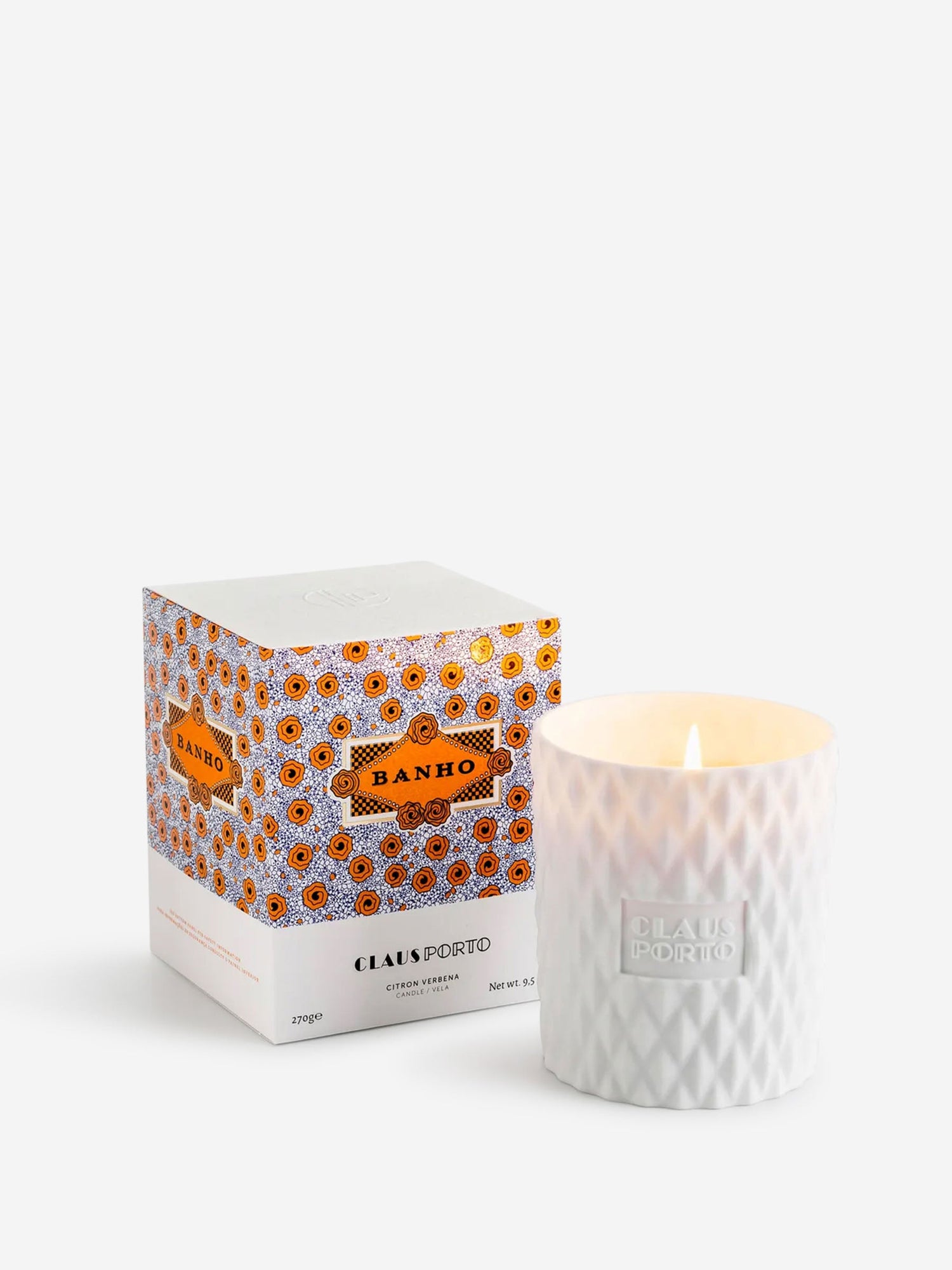 Outlet online Claus Porto Mujer Vela de Verbena y Citrón de Banho color Naranja sku 895-000142 01 - Foto 1