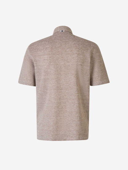 Outlet online Santa Eulalia Hombre Polo Piqué Lino color Beis sku 552-001482 01 - Foto 2