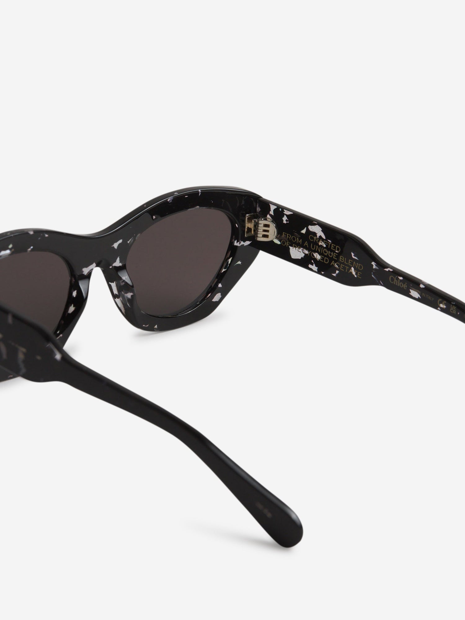 Outlet online Chloé Mujer Gafas de Sol Ovaladas Gayia color Negro sku 860-001036 01 - Foto 4