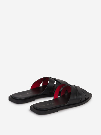 Outlet online McQueen Hombre Sandalias New Gloss color Negro sku 617-000107 01 - Foto 3
