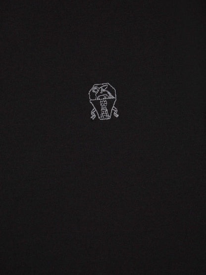 Outlet online Brunello Cucinelli Hombre Camiseta Detale Bicolor color Negro sku 553-003822 01 - Foto 5