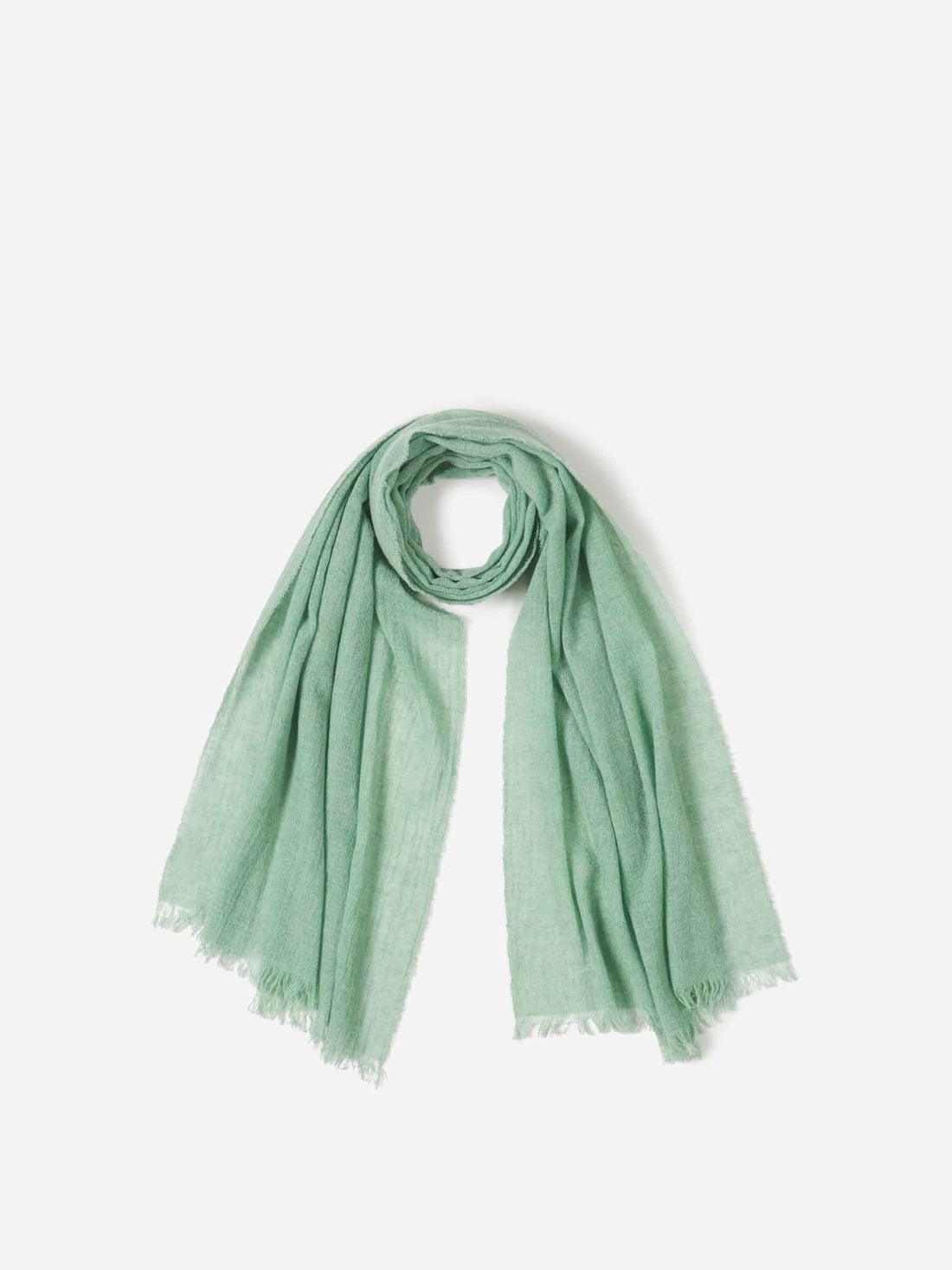 Santa Eulalia Bufanda Lisa Cachemira color Verde Menta sku 630-001439 03 - Foto 1