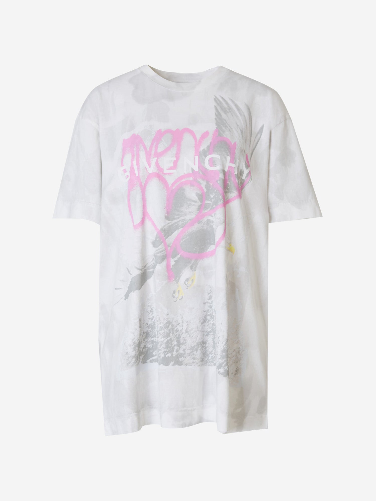 Outlet online Givenchy Hombre Camiseta Smoke Algodón color Blanco sku 553-003454 01 - Foto 1