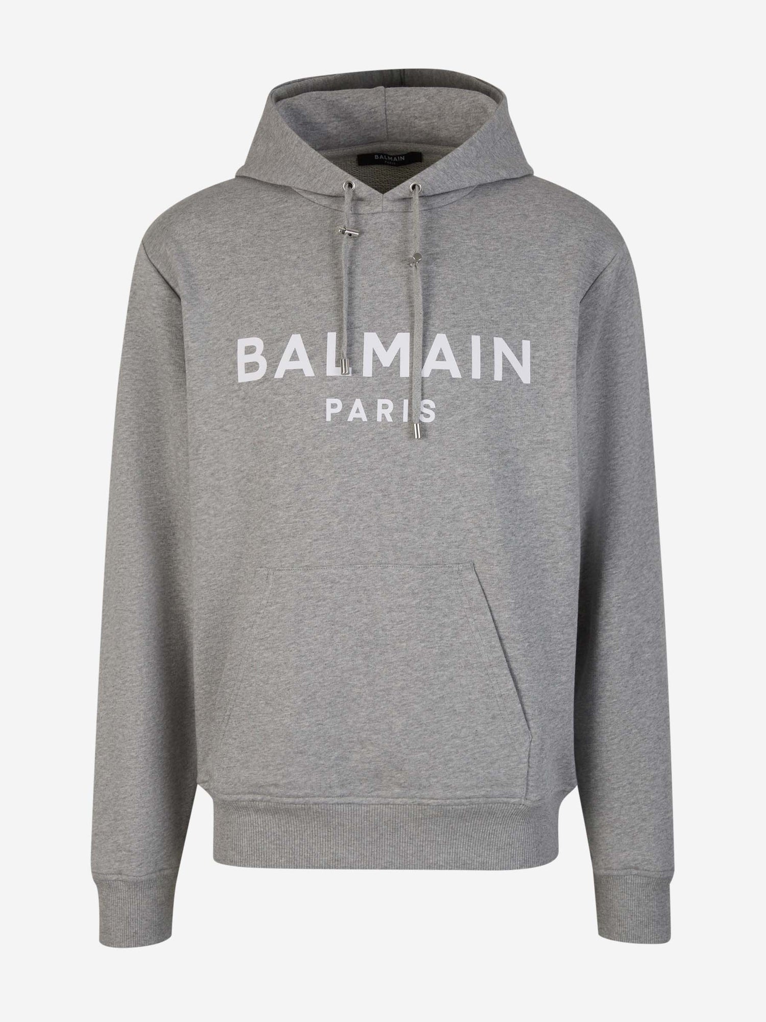 Outlet online Balmain Hombre Sudadera Capucha Logo color Gris Claro sku 545-001482 01 - Foto 1