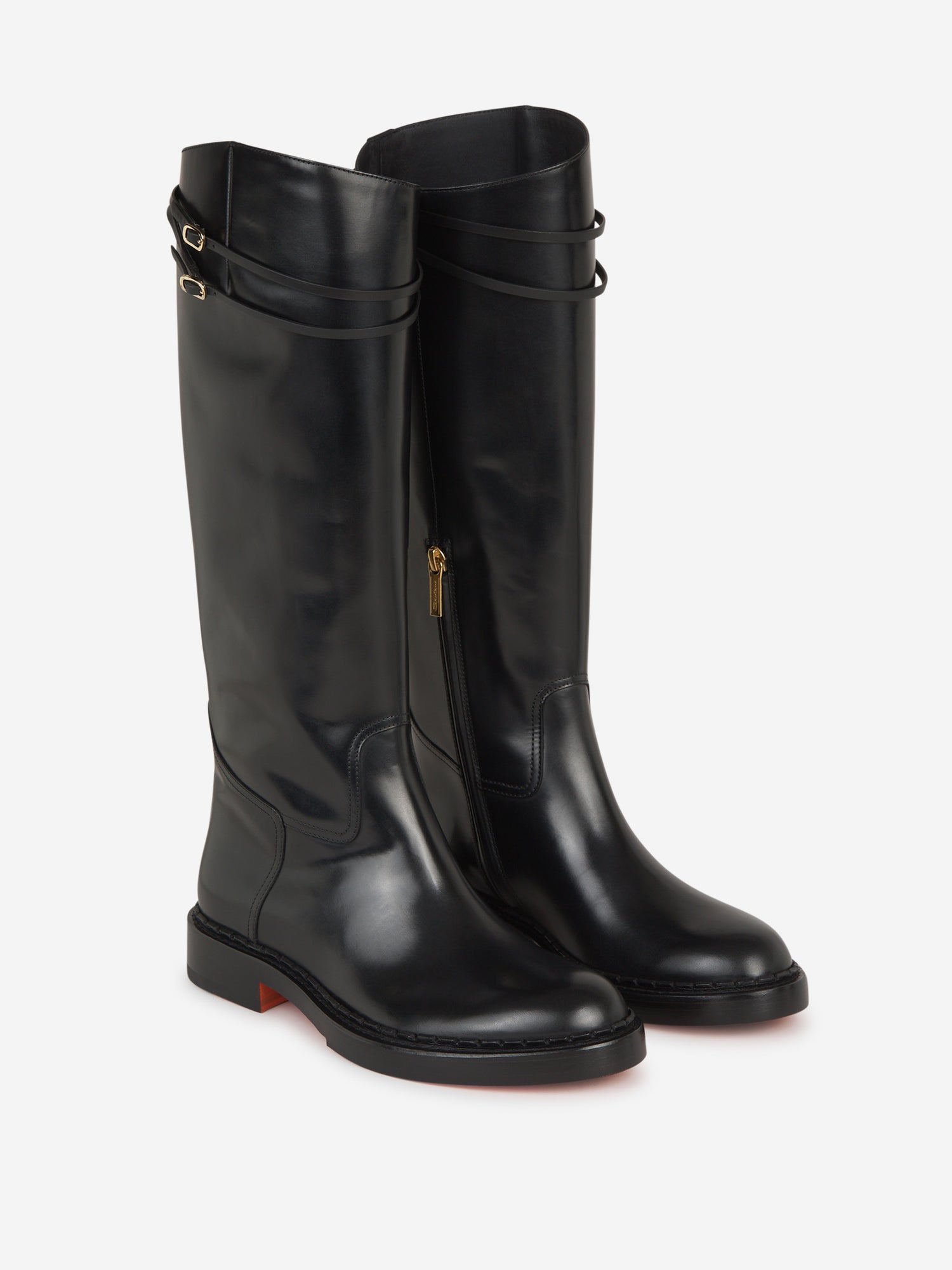 Santoni Botas Piel color Negro sku 805-000664 01 - Foto 2