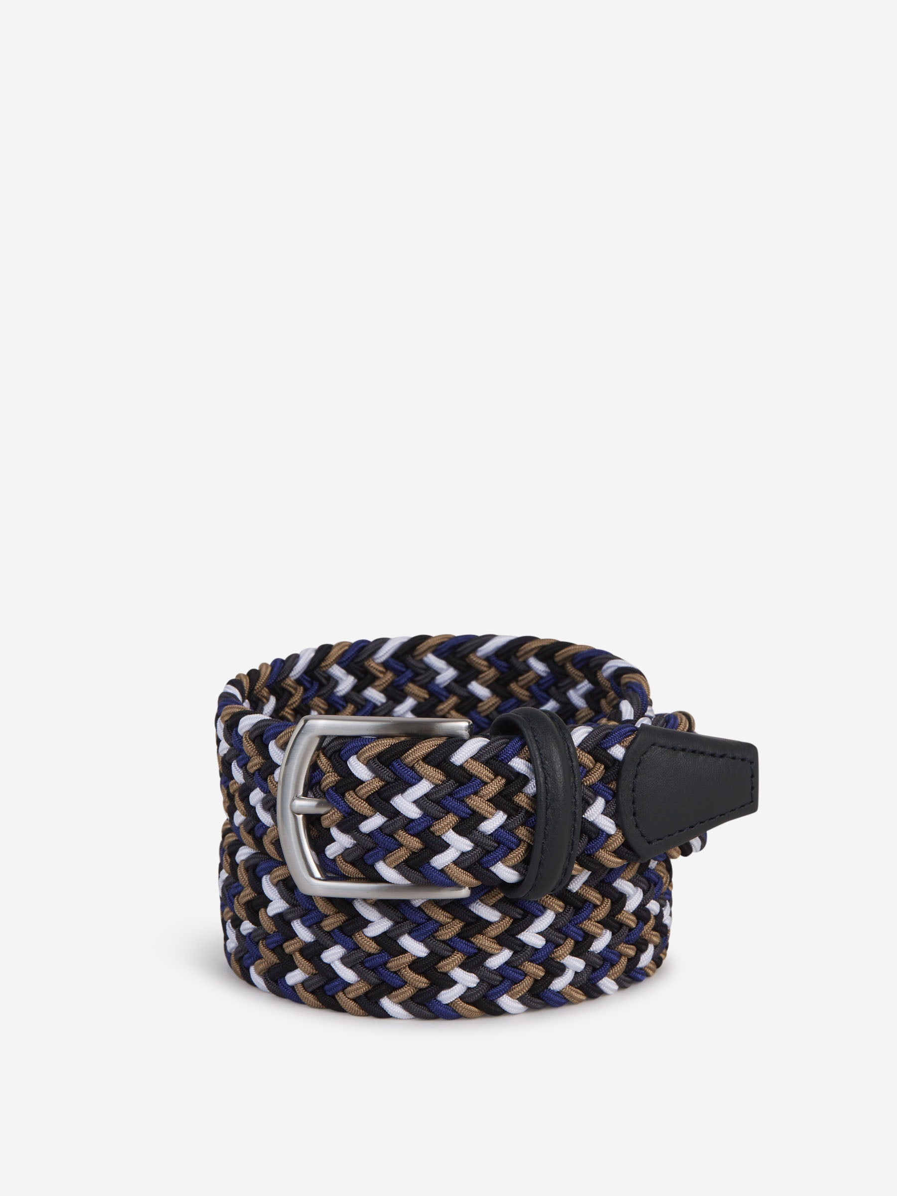 Santa Eulalia Cinturón Trenzado color Azul Cobalto sku 621-000242 06 - Foto 1
