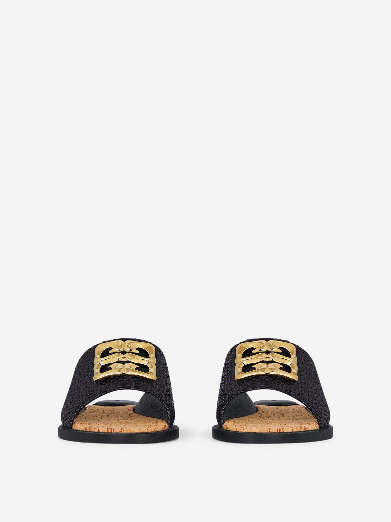Outlet online Givenchy Mujer Sandalias Mule 4G Liquid color Negro sku 800-005337 01 - Foto 2