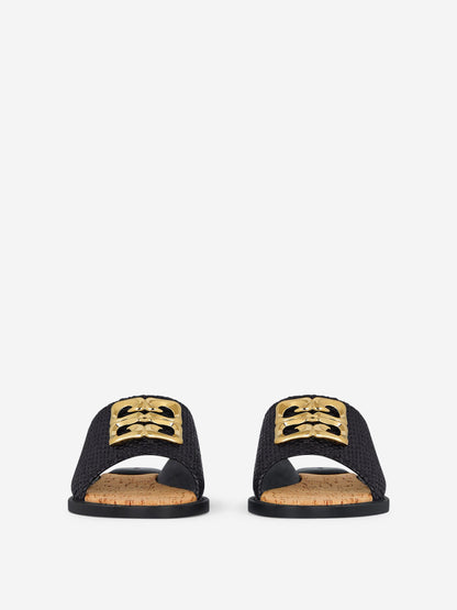 Outlet online Givenchy Mujer Sandalias Mule 4G Liquid color Negro sku 800-005337 01 - Foto 2