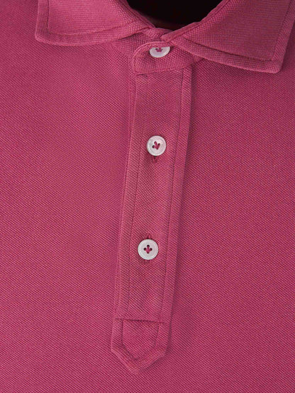 Outlet online Santa Eulalia Hombre Polo Piqué Algodón color Rojo Cereza sku 552-001323 17 - Foto 3