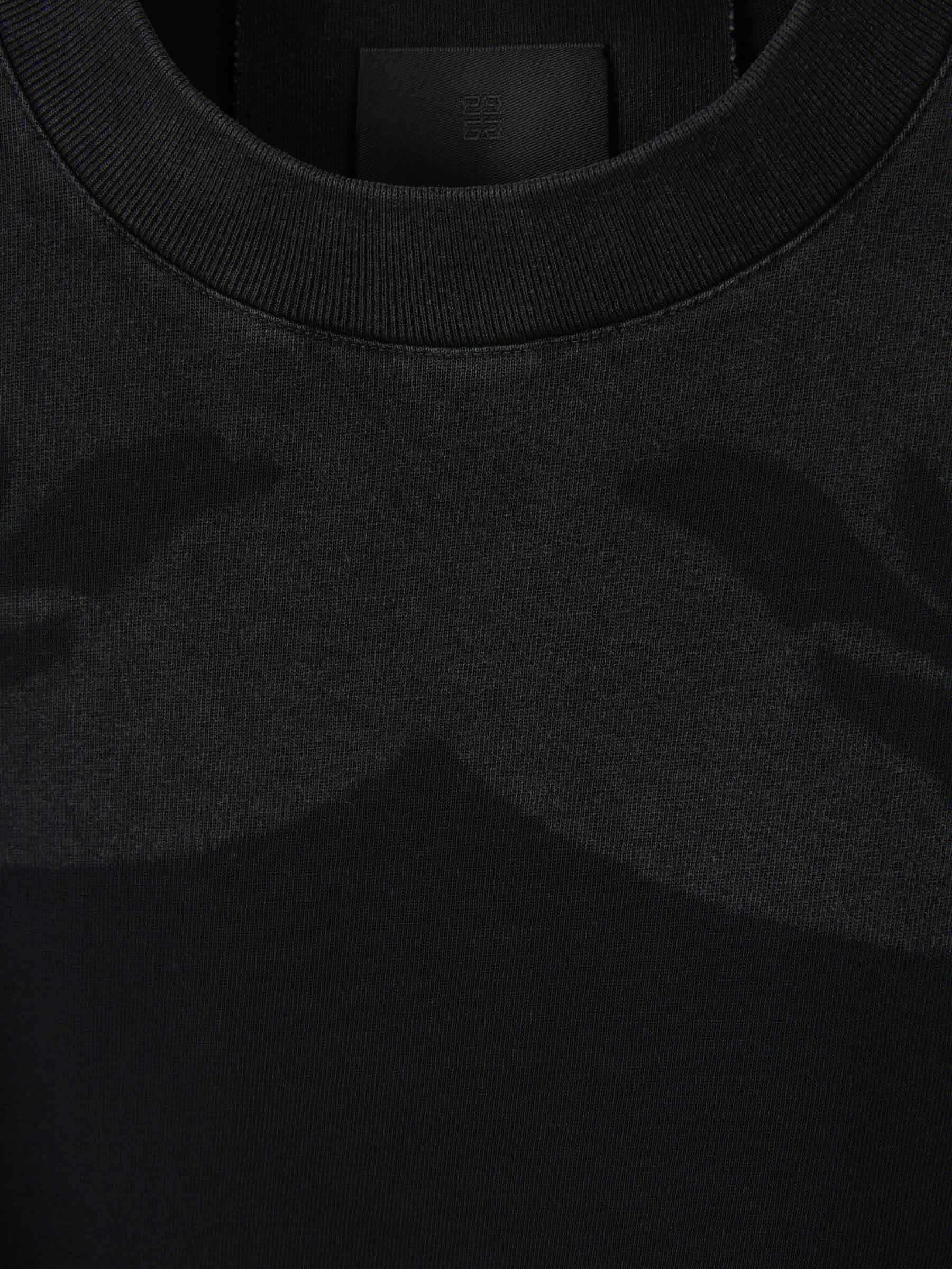 Outlet online Givenchy Hombre Camiseta Shadow Algodón color Negro sku 553-003646 01 - Foto 3