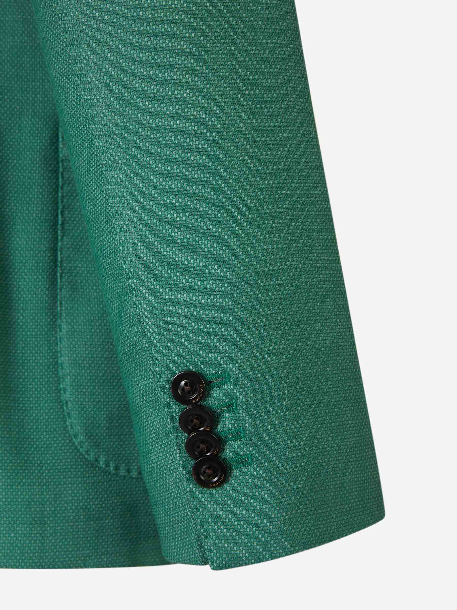 Outlet online Boglioli Hombre Americana Texturizada Linea color Verde Menta sku 302-003450 02 - Foto 4