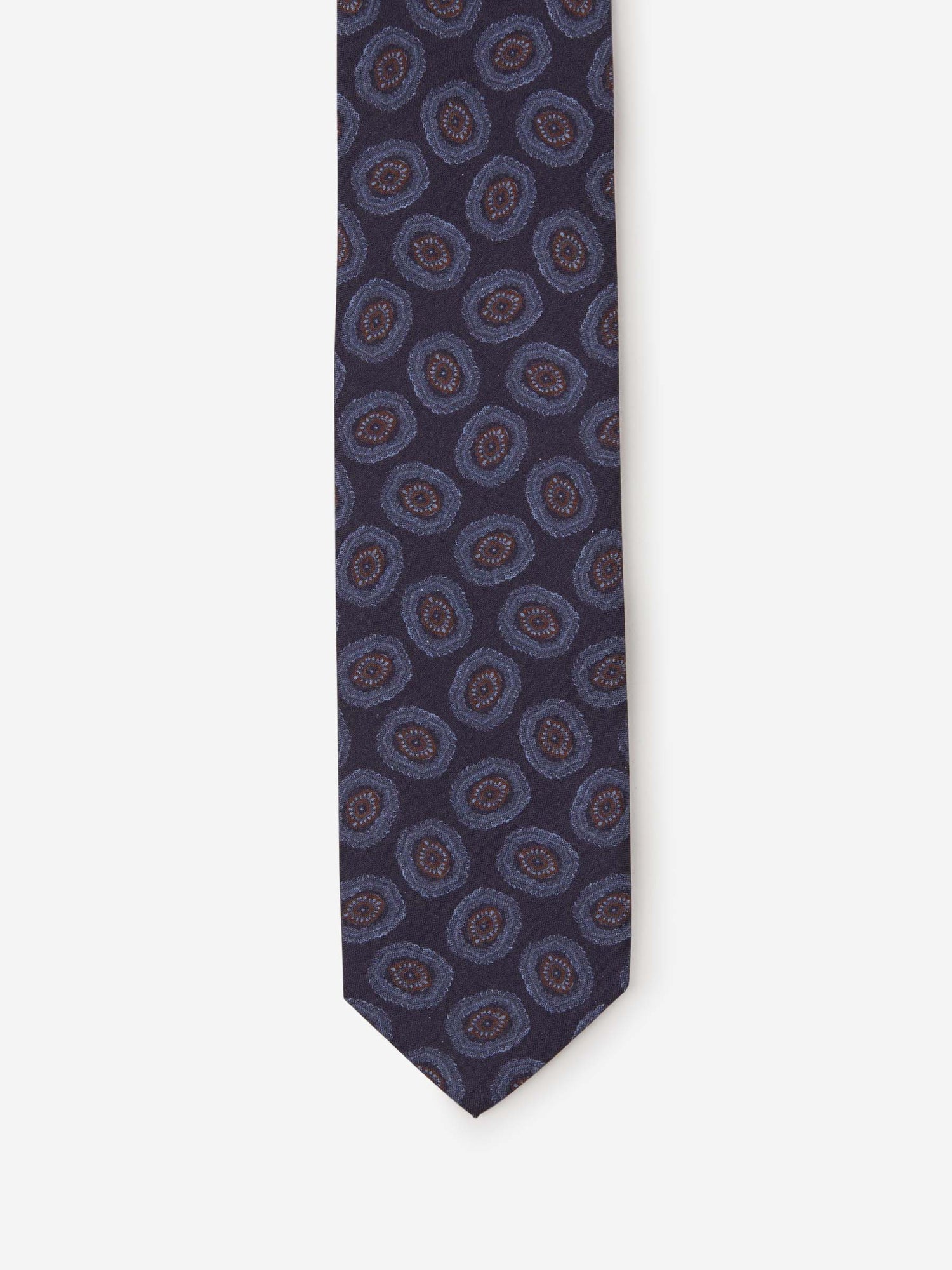 Lardini Corbata Motivo Geométrico color Violeta sku 601-001331 01 - Foto 2