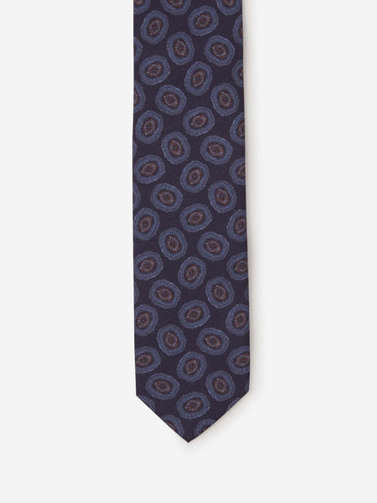 Lardini Corbata Motivo Geométrico color Violeta sku 601-001331 01 - Foto 2