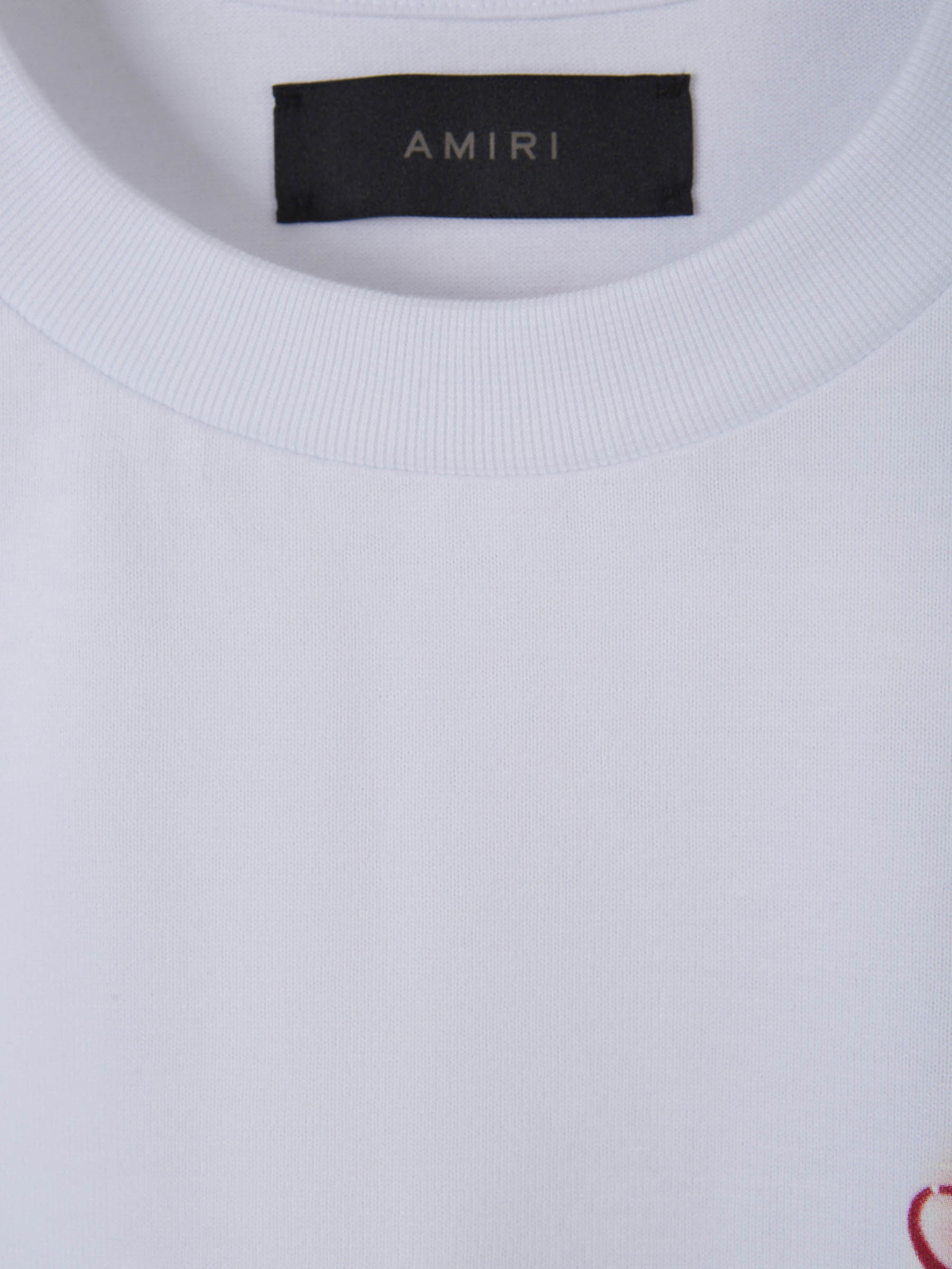 Outlet online Amiri Hombre Camiseta Logo Algodón color Blanco sku 553-003749 01 - Foto 5