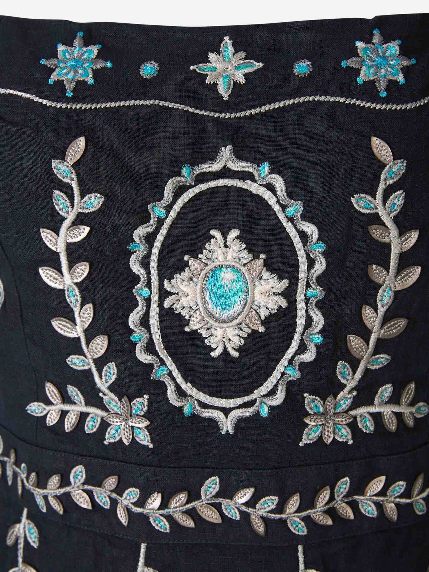 Outlet online Agua by Agua Bendita Mujer Vestido Midi Lima Relicario color Azul Marino sku 721-000243 01 - Foto 4