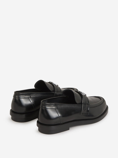 Outlet online McQueen Hombre Mocasines Piel Logo color Negro sku 611-004367 01 - Foto 3