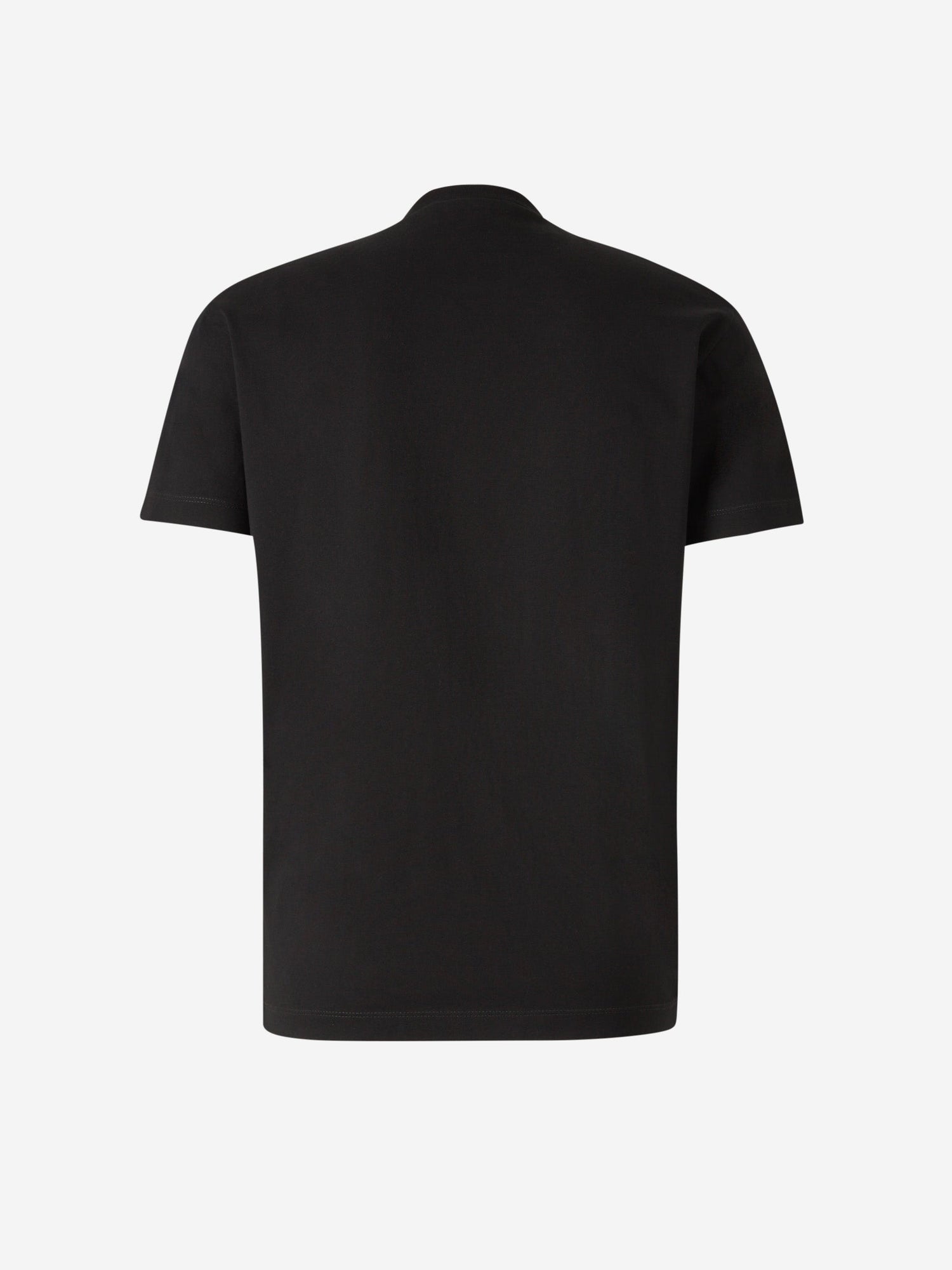 Outlet online Dsquared2 Hombre Camiseta Logo Algodón color Negro sku 553-003794 02 - Foto 3