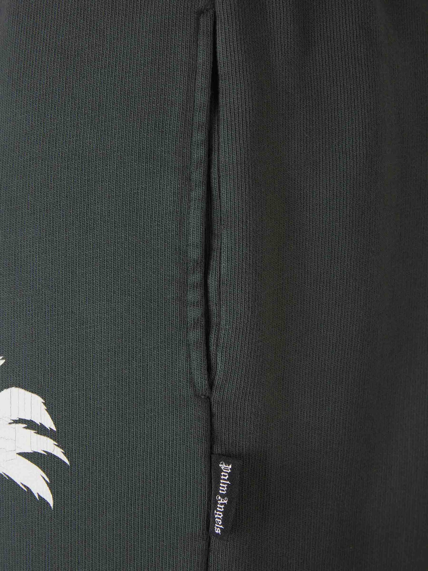 Outlet online Palm Angels Hombre Joggers Algodón Logo color Gris Antracita sku 521-002997 01 - Foto 4