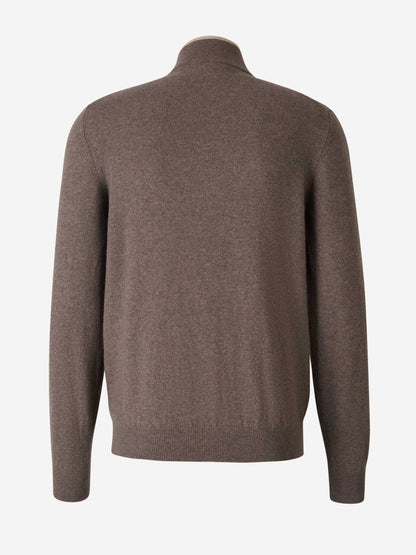 Santa Eulalia Cárdigan Punto Cashmere color Taupe sku 543-000936 02 - Foto 2