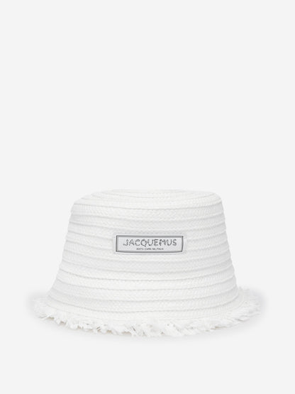 Outlet online Jacquemus Hombre Sombrero Pescador El Bob Bacino color Blanco sku 695-001610 01 - Foto 1