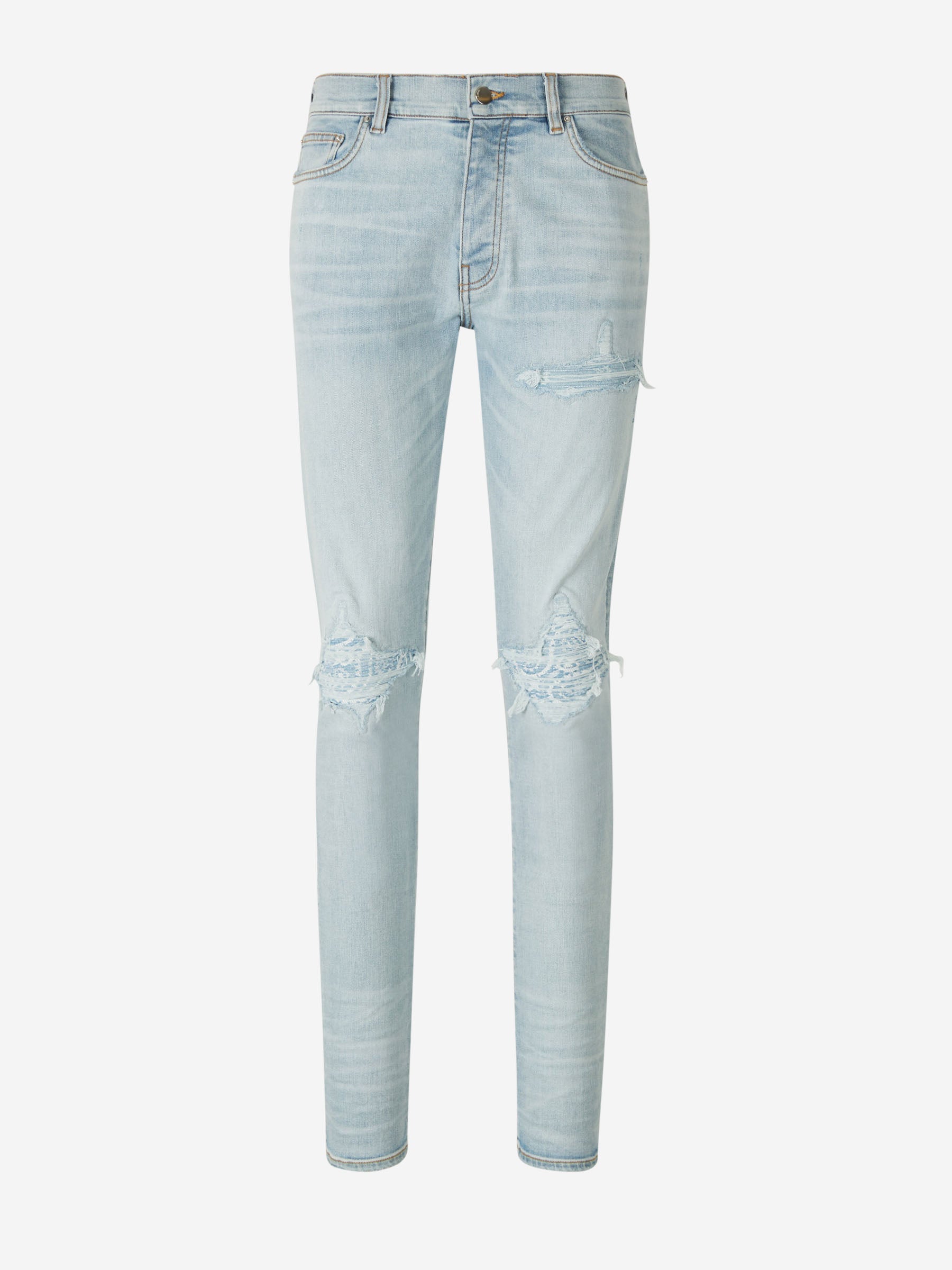 Outlet online Amiri Hombre Jeans Skinny Fit MX1 color Azul Denim Claro sku 522-002645 01 - Foto 1