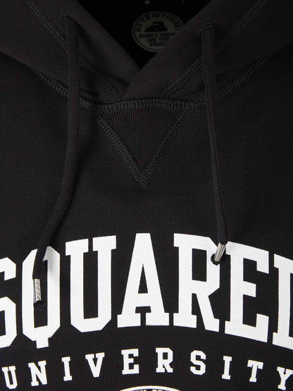 Outlet online Dsquared2 Hombre Sudadera Capucha Logo color Negro sku 545-001447 02 - Foto 3