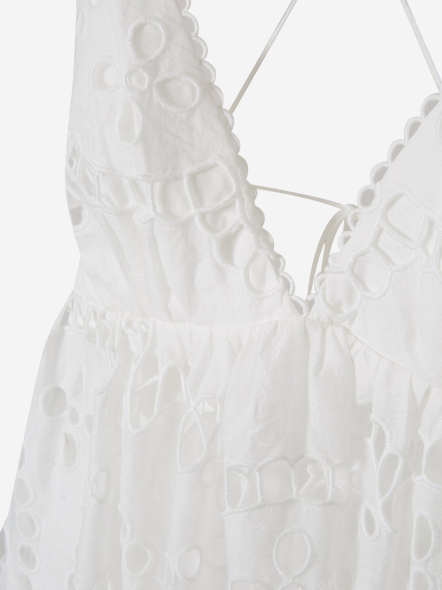 Embroidered Midi Dress