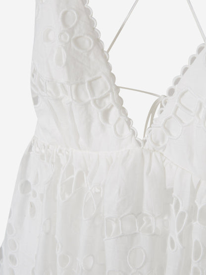 Embroidered Midi Dress
