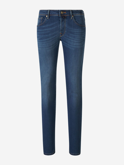 Outlet online Incotex Blue Division Hombre Jeans Slim Fit color Azul Denim sku 522-002637 02 - Foto 1