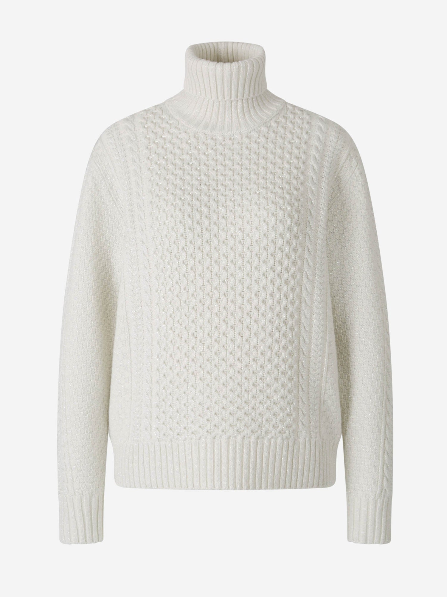 Outlet online Fabiana Filippi Mujer Jersey Punto Brillante color Plateado sku 711-003241 01 - Foto 1