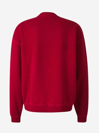 Outlet online Dsquared2 Hombre Sudadera Logo Contraste color Rojo sku 545-001677 01 - Foto 2
