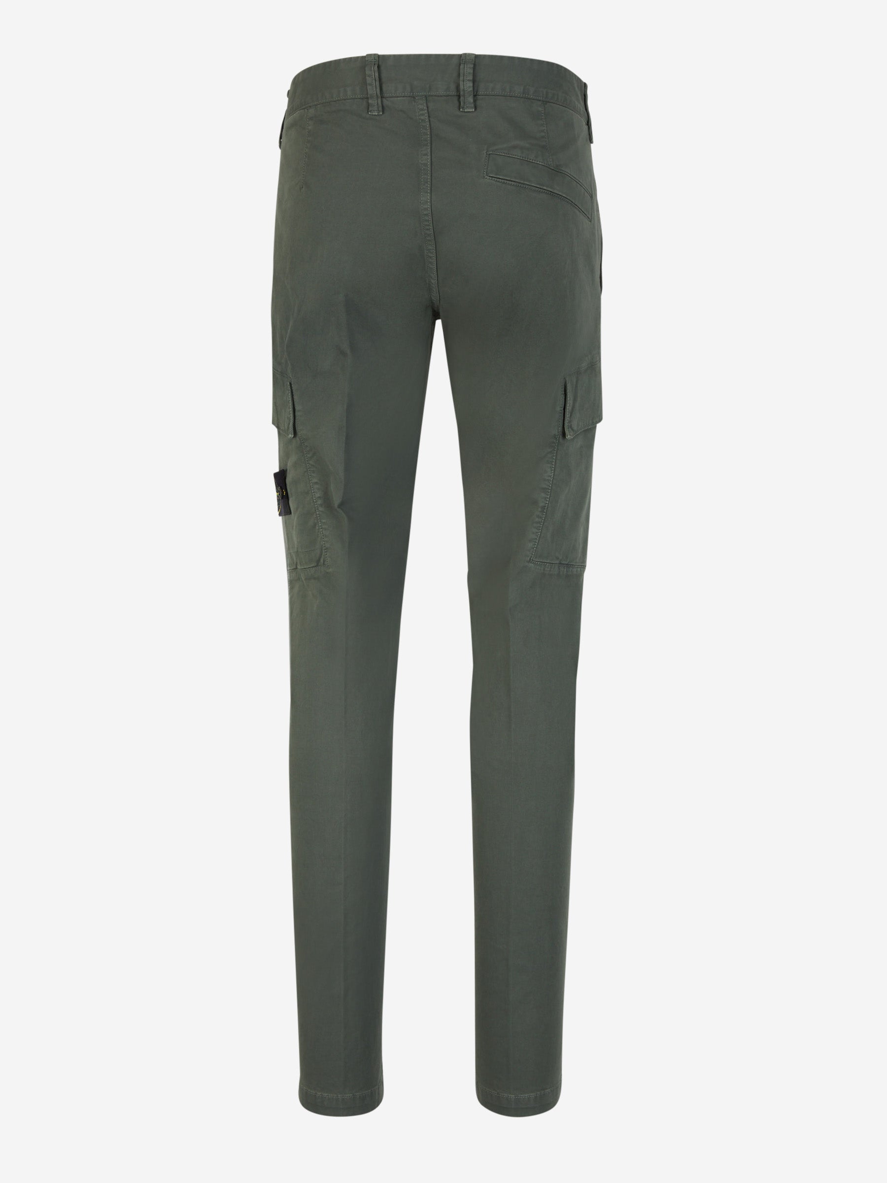 Outlet online Stone Island Hombre Pantalones Algodón Logo color Verde Oscuro sku 521-003028 02 - Foto 3