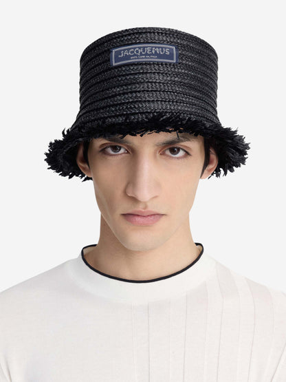 Outlet online Jacquemus Hombre Sombrero Pescador El Bob Bacino color Negro sku 695-001610 02 - Foto 5
