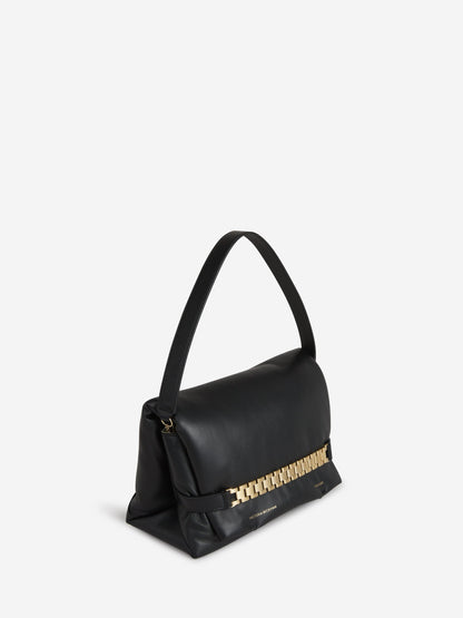 Outlet online Victoria Beckham Mujer Bolso Hombro Puffy Chain color Negro sku 810-007530 01 - Foto 3