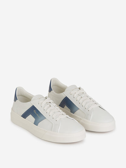 Outlet online Santoni Hombre Sneakers Double Buckle color Blanco sku 616-002730 01 - Foto 2