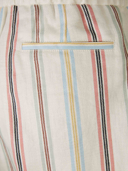 Outlet online Etro Hombre Pantalones Motivo Rayas Lino color Multicolor sku 521-003007 01 - Foto 4