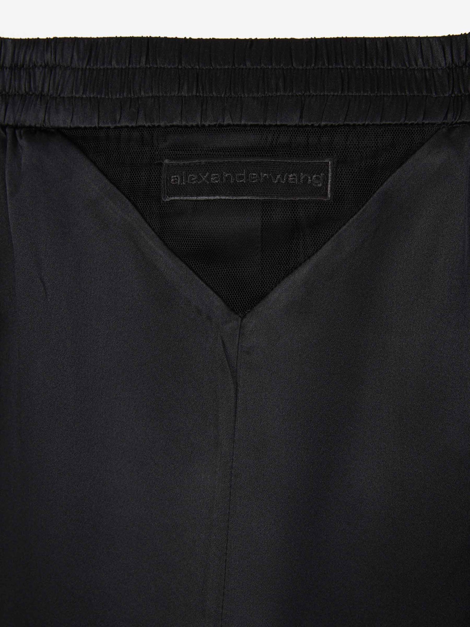 Outlet online Alexander Wang Mujer Bermudas Satinadas Algodón color Negro sku 762-000461 01 - Foto 7