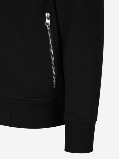 Outlet online McQueen Hombre Sudadera Cremallera Logo color Negro sku 545-001528 01 - Foto 4