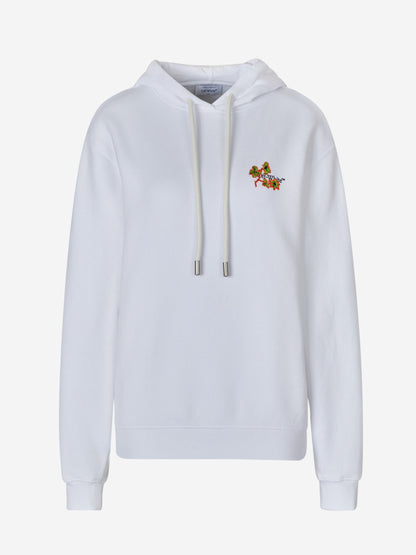 Outlet online Off-White Mujer Sudadera Ramage Flower color Blanco sku 715-000148 01 - Foto 1