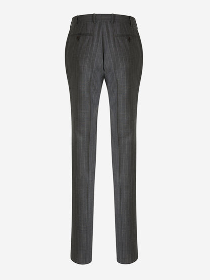 Outlet online Canali Hombre Traje Raya Diplomática color Gris Antracita sku 312-002806 01 - Foto 7