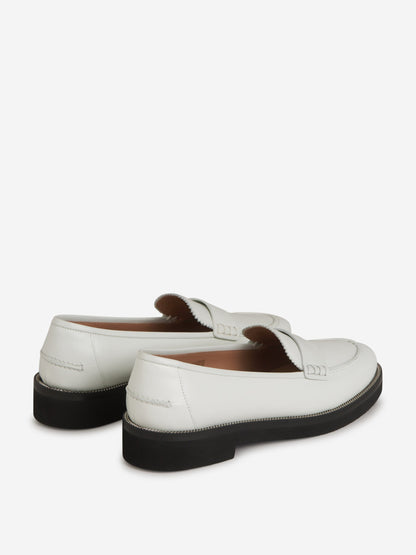 Outlet online Aquazzura Mujer Mocasines Aqua Piel color Blanco sku 800-005165 01 - Foto 3