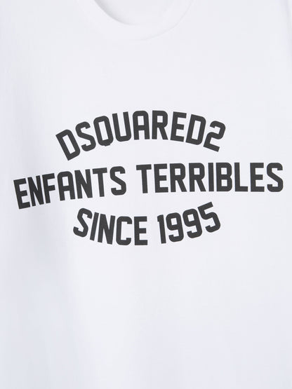 Outlet online Dsquared2 Hombre Camiseta Cool Logo color Blanco sku 553-003814 01 - Foto 4
