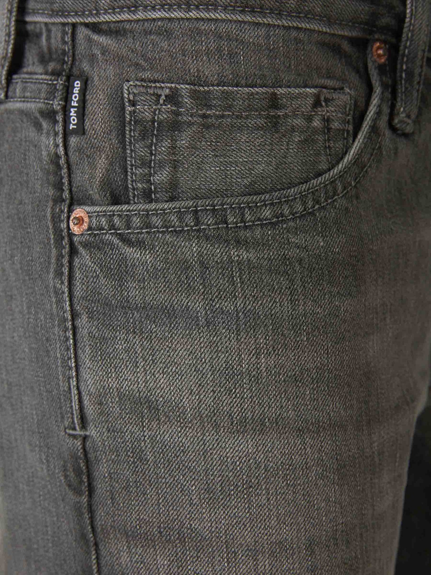 Outlet online Tom Ford Hombre Jeans Slim Fit Algodón color Negro sku 522-002576 01 - Foto 3
