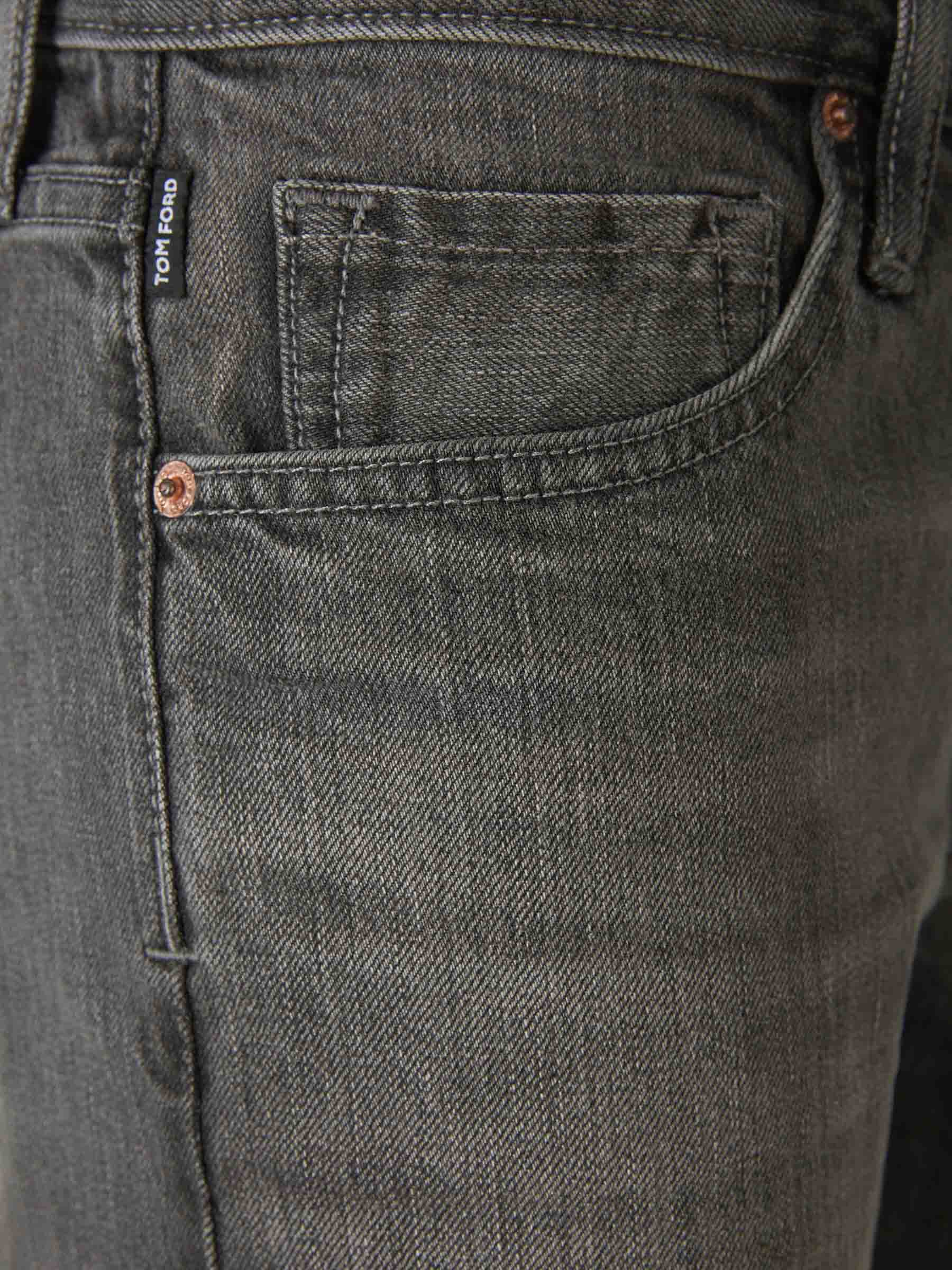 Outlet online Tom Ford Hombre Jeans Slim Fit Algodón color Negro sku 522-002576 01 - Foto 3