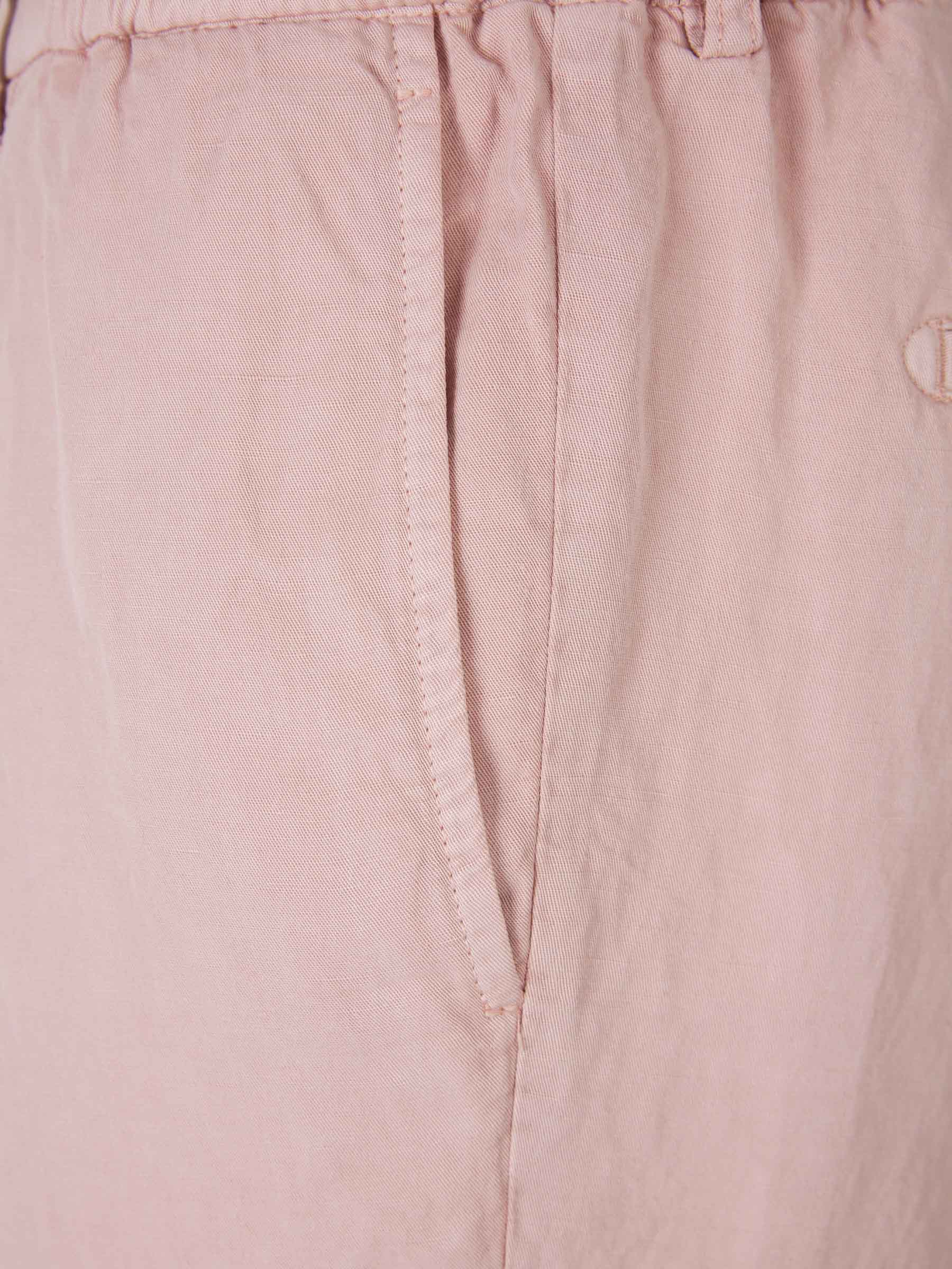 Outlet online Santa Eulalia Hombre Joggers Fluidos Lino color Rosa Empolvado sku 521-003035 05 - Foto 3