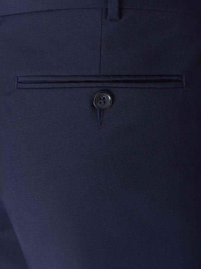 Outlet online Santa Eulalia Hombre Pantalones Formales Lana color Azul Noche sku 321-000322 03 - Foto 4